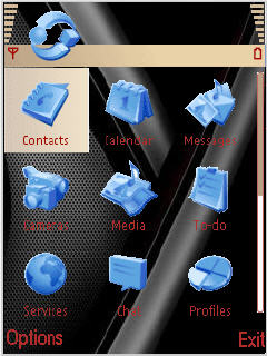 Скриншот темы для Nokia