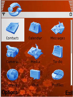 Скриншот темы для Nokia