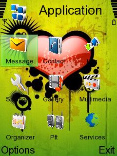 Скриншот темы для Nokia