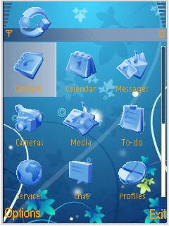 Скриншот темы для Nokia