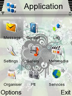 Скриншот темы для Nokia