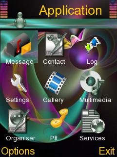 Скриншот темы для Nokia