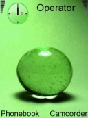 Скриншот темы Green Ball для телефона Nokia