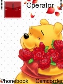 Скриншот темы Sweet Pooh для телефона Nokia