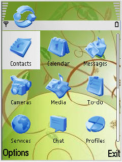 Скриншот темы для Nokia