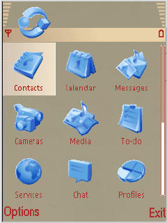 Скриншот темы для Nokia