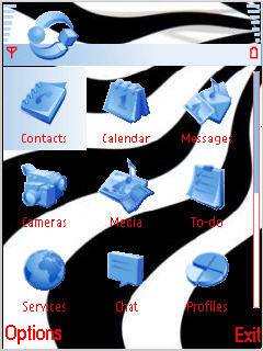 Скриншот темы для Nokia