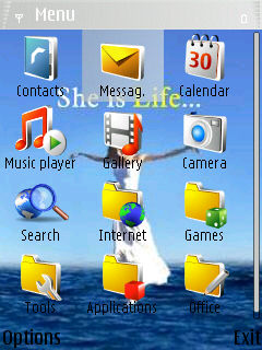 Скриншот темы для Nokia