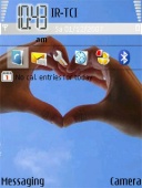 Скриншот темы Love для телефона Nokia