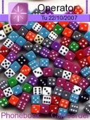 Скриншот темы Dice Colours для телефона Nokia