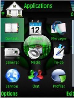 Скриншот темы для Nokia