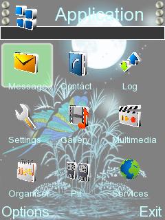 Скриншот темы для Nokia