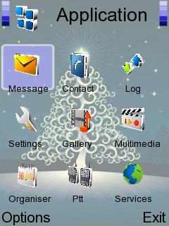 Скриншот темы для Nokia