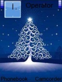 Скриншот темы Christmas Tree для телефона Nokia