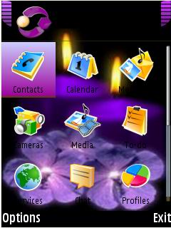 Скриншот темы для Nokia
