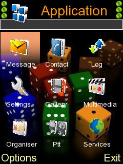 Скриншот темы для Nokia