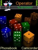 Скриншот темы Dice Colours для телефона Nokia