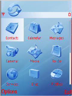Скриншот темы для Nokia
