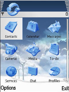 Скриншот темы для Nokia