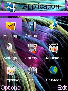 Скриншот темы для Nokia