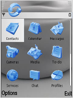 Скриншот темы для Nokia