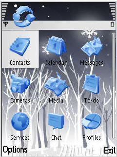 Скриншот темы для Nokia