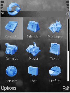 Скриншот темы для Nokia