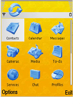 Скриншот темы для Nokia