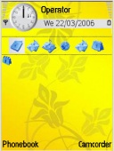 Скриншот темы Y Flower-mehdiangel для телефона Nokia