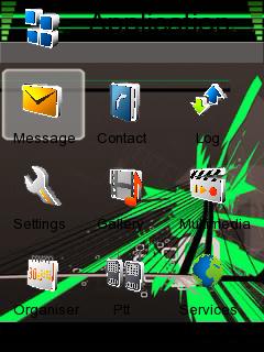 Скриншот темы для Nokia