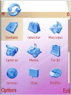 Скриншот темы для Nokia