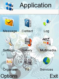 Скриншот темы для Nokia
