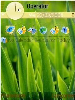 Скриншот темы для Nokia
