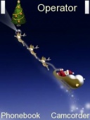 Скриншот темы Santa Is Coming2 для телефона Nokia Скриншот темы Santa Is Coming2 для телефона Nokia