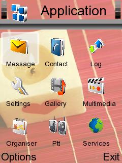 Скриншот темы для Nokia
