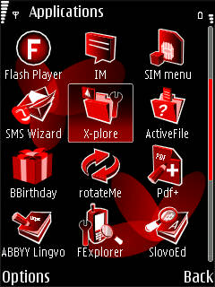 Скриншот темы для Nokia