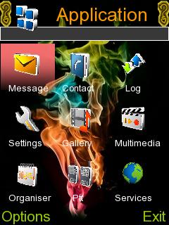 Скриншот темы для Nokia