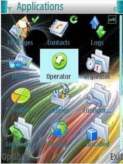 Скриншот темы для Nokia