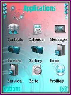 Скриншот темы для Nokia