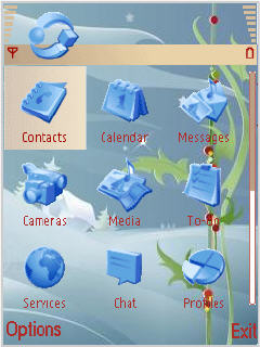 Скриншот темы для Nokia