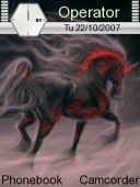 Скриншот темы Stallion Horse для телефона Nokia