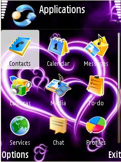 Скриншот темы для Nokia