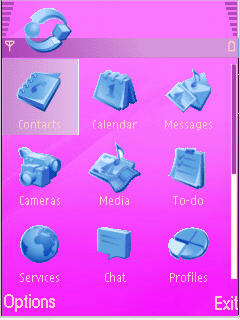Скриншот темы для Nokia
