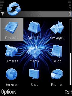 Скриншот темы для Nokia