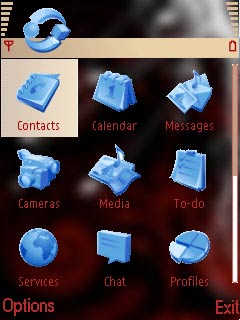 Скриншот темы для Nokia