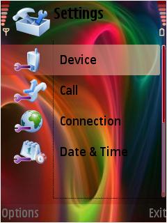 Скриншот темы для Nokia