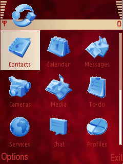 Скриншот темы для Nokia