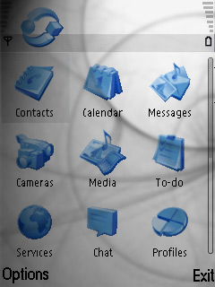 Скриншот темы для Nokia