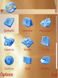 Скриншот темы для Nokia