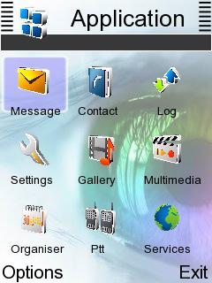 Скриншот темы для Nokia